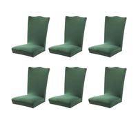 yuwqqoajv 6x Stretch Chair Seat Cover Made With Polyester Soft And Comfortable For Any Occasion Chair Seat Covers Chair Protector, Blackish Green