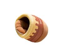 yuwqqoajv Adorable Plush Cat Nest Providing Secure Sleeping Environment Indoor And Happy Pets And Easy To Clean Cat Bed Snooze Sleeping Cozy Kitty For Dog Bed, brown, S