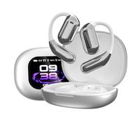 yuwqqoajv AI Translation Headset Catering To Global Communication Needs Wireless Bluetooth Earbuds ABS Headset Wireless Bluetooth, Silver