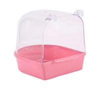 yuwqqoajv Bird Bath Box Cage Container Parakeets And Small Birds Featuring Hanging For Easy Setup And Usage So Don't Have To Open Cage To Add Water. Bird Bath