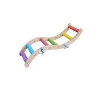 yuwqqoajv Bird Cage Wooden Climbing Ladder Accessory Vibrant Encourages Healthy Chewing And Exercise For Feathered Friends Bird Cage Ladder Perch Stand Wooden