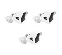 yuwqqoajv Blink Versatile Housing All-in-one Blink Outdoor 360°Adjustable Adjustable Mount Waterproof Cameras Cam Mount, White, 3 Set