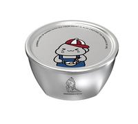yuwqqoajv Cartoon Rice Bowl During Start of School Season Stainless Steel Childrens Bowl Kids Stainless Steel Rice with Lid, Type+4