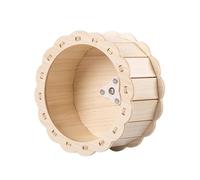yuwqqoajv Comfortable Silent Wheel Premium Provides Small Animals Unique Space Running Activity And Fun Which Is Sturdy Hamster Exercise Wheel Quiet Gerbils, Wood, 19cm