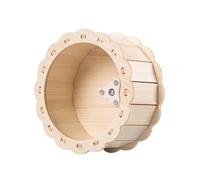 yuwqqoajv Comfortable Silent Wheel Premium Provides Small Animals Unique Space Running Activity And Fun Which Is Sturdy Hamster Exercise Wheel Quiet Gerbils, Wood, 22cm