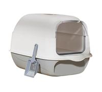 yuwqqoajv Compact Hooded Cat Litter Trays With Integrated Scoop For Cleaning Experience At Home Or Travel Which Can Effectively Prevent Cat Litter Being Thrown