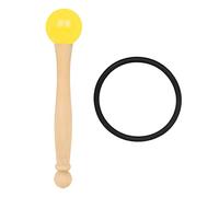 yuwqqoajv Crystal Bowl Knocking Stick with Rubber Ring Percussion Accessories Music Bowls Mallet Hitting Sticks Sound Therapy, Yellow