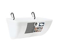 yuwqqoajv Durable Automatic Feeder And Chicken Dispenser Smart Solution For Outdoor Feeding Of Small Animals Like Rabbits And Cats Chicken Water Feeder, White, 28x17x13.5cm