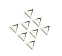 yuwqqoajv Durable Bead Sorting Trays Jewelry Crafting Triangular Storage Solutions These Triangle Bead Sorting Trays Are Made Of Aluminum Triangular Tray DIY