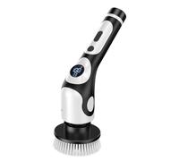 yuwqqoajv Electric Cleaning Brush With Built In 2500mAh Battery And English Voice Reminder Electric Spin Scrubber Powerful Motor