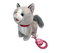 yuwqqoajv Electric Plush Animals Toy Walking Cat Sings Talks Offers Fun Learning Experience Kid S Imagination And Walking Dog. Stuffed Cat Plush Kids Toddlers , Style B