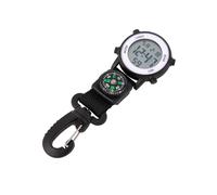 yuwqqoajv Fashionable Suitable Outdoor Checking, Compass Watch, Scratch Nylon Material, Atmospheric, Multifunctional Nylon, Black dial