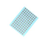 yuwqqoajv Game Controller Repair Tape With Conductive Button Pads For Repair Solutions And Electronic Uses Controller Remote Control Button Tape Replacement, Gray, 6mm 96 pcs
