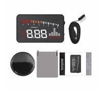 yuwqqoajv Head Up Display Speedometer HUD With Fatigue Driving Alarm And Windshield Projector Delivering Safety Features Head Up Display Car Vehicles Mileage Measurement