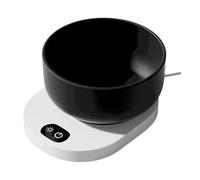 yuwqqoajv High Performance Heated Water Bowl For Dogs Cats Features USB Rechargeable For Heated Comfort Convenient To Automatic Power Off Feature After Eight
