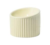 yuwqqoajv Innovative Elevated Dog And Cat Bowls With Slanted Ensuring Optimal Feeding Angles For Small Breeds Eco Friendly Elevated Cat Bowls Tilted Upper Lower, Yellow, 13.7x11cm