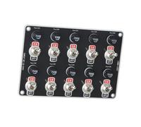 yuwqqoajv Innovative Toggle Switch Panel 12 V 24 V Made For Enhanced User Experience In Boats Trucks And SUVs 10 Switch Panel Is Designed For Wide Range Of