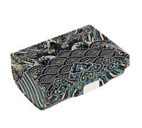 yuwqqoajv Lipstick Storage Case and Lipstick Box with Elegant Makeup Lovers On Move Retro and Elegant National Characteristics Embroidered Pattern Style. Lip, Black
