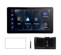 yuwqqoajv Motorcycle Portable Digital Dashboard Display Screen Include Wireless Android Auto And Wireless Car Play Who Wants Large Display Mototrcycle Portable, without Control Box