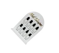 yuwqqoajv Nail Art Display Stand Flexible Display Tool Ensuring Nail Art Is Seen In Best Light And Can Also Be Placed In Home False Tip Showing Holder Accessory, Style A