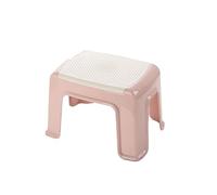 yuwqqoajv Plastic Step Stool Nordic Style Thick Stools Adults Children Shoe Changing Office Bench Bathroom Toilet Kindergarten, Pink, L