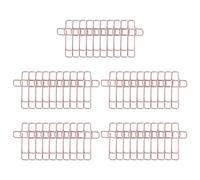 yuwqqoajv Playful Cross Shaped Clips Beautiful Paper Clips Desk Setup And Studying Enjoyable Paper School Supplies Binder Clip Bookmark Notebook Cute Small, Rose Gold, 2x3.4cm