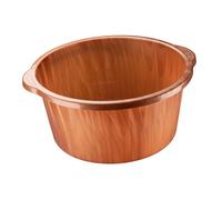 yuwqqoajv Portable Foot Bath Basin Foot Wash Tub Relaxation and Comfort with Thicker Basin Very Practical. Bath Tub Comes Handle Makes Easier to Move Around and, Brown, S