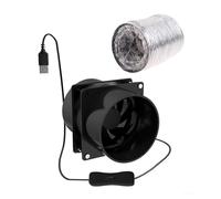 yuwqqoajv Portable Fume Extractor Fan For Home Bathroom Garage ABS Duct Exhaust Air Ventilation Fan Welding Fume Smoke Exhaust Fan, fan+3 m