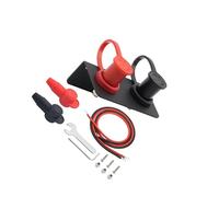 yuwqqoajv Practical Battery Charger Posts Set With Cables 250A User Friendly Remote Terminals Durable Automotive Jump Accessory Battery Charging Connectors UTV