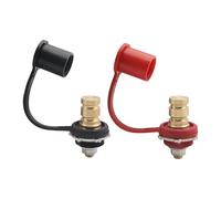 yuwqqoajv Premium Battery Terminal Posts 250A 48V DC Versatile Remote Jumping Solutions For Automotive And Marine Applications Battery Charging Connectors UTV