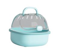 yuwqqoajv Spacious Hamster Carrier Cage Mice Travel Outdoor Case For Guinea Pig Comfort On Adventures Hamster Carrier Cage Is Made Of PP And Measures 7.87inch X, blue, 20x18x16cm