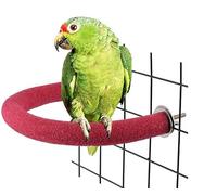yuwqqoajv Sturdy Bird Ladder U-shape Size 5cm X 26cm Keeps Beaks Trimmed Naturally While Playing Bird Perches More Rope Perch Special Hard 26cm/7.7 Made, red