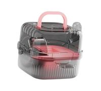 yuwqqoajv Versatile Small Animal Habitat With Transparent Lid Double Layer Portable Spacious Openable Top Easy To Clean Portable Large Hamster Habitat Spacious, pink