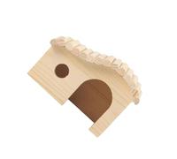 yuwqqoajv Wooden Hamster Hideout Offers Unique Retreat Space For Dwarf Hamsters Combining Comfort And Exploration Experience Syrian Hamster Rat Mouse Guinea Pig