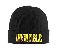 YUWTTDG Knitted Beanie Hats Men Women Invincible Blood Stained Trendy Winter Gym Caps Pattern Elastic Bonnets Stretchy Soft Holiday or Birthday Gifts