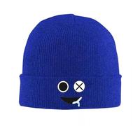 YUWTTDG Knitted Beanie Hats Rainbows Friend Blue Face for Men and Women Cartoon Game Beanies, Hot Acrylic Caps Autumn Winter Daily Wear Camping Stretchy Soft Holiday or Birthday Gifts