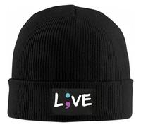 YUWTTDG Knitted Beanie Hats Suicide Prevention Awareness Live Love for Women Men Winter Cuffed Winter Warm Cap Plain Knits Stretchy Soft Holiday or Birthday Gifts