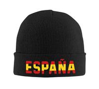 YUWTTDG Warm Caps for Men and Women Fashion Trend Unisex Multi Functional Espana Spain Flag High-end Knitted Caps Hip Hop Autu Stretchy Soft Holiday or Birthday Gifts
