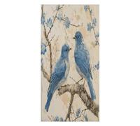 YUXBVKRS Bluebird on The Branch Print Beach Towel Large Lightweight Soft Absorbent Bath Towel for Men Women Girls Travel Sports Shower Sand Free Towels 160x80cm