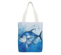 YUXBVKRS Cchef Pizza Canvas Tote Bag with Zipper Pocket, Double-Sided Print Shoulder Bag for Women