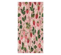 YUXBVKRS Peach Strawberry Print Beach Towel Large Lightweight Soft Absorbent Bath Towel for Men Women Girls Travel Sports Shower Sand Free Towels 160x80cm