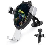 YUXBVKRS Phone Holders for Your Car Stable Grip, Universal Cute Frog Printed Phone Stand Adjustable Car Phone Mount for Dashboard & Windscreen & Air Vent with Strong Suction Cup