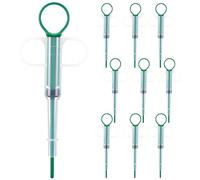 YUXIANLB 10 Pcs Pet Pill Plunger Popper for Small Cats Dogs Soft Tip Medicine Feeder Puppy Tablet Dispenser Liquid Pill Feeding Tool for Small Animals Includes Syringe Pusher for Pet Care at Home