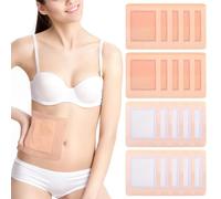 YUXIANLB 20 Pcs Castor Oil Pack Wrap Kit Organic Pads for Pain Relief Relaxation Therapy Compress for Back Shoulder Neck Portable Healing Packs for Travel Yoga Spa Home Use Muscle Recovery Solution