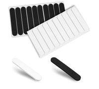 YUXIANLB 30 PCS Hat Size Reducer Inserts Foam Hat Size Tape Self Adhesive Hat Form Reducing Tape for Hats, Hard Hat Accessories (Black, White)