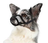 YUXIANLB Breathable Mesh Nylon Dog Muzzle Adjustable Soft Mouth Cover for Small Medium Large Dogs Anti-Biting & Barking Allows Panting and Drinking Quick Release for Comfortable Fit