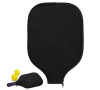 YUXIANLB Pickleball Paddle Cover, Elongated Pickleball Covers Black Pickleball Case Pickleball Paddle Bag Neoprene Sleeve for Pickleball Paddles Pickleball Racket Cover Pickleball Accessories (Black)