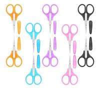 YUXIANLB Small Craft Scissors 10PCS Ambidextrous Mini Detail Scissors With Protective Cover For Hair Trimming Travel DIY Embroidery Knitting