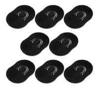 YUXIANLB Soft Pocket Palm Combs 8PCS Black Shampoo Comb Scalp Massager Slick Back Hair Brushes Combs Mini Finger Brush Wave Brush For Men Beard Grooming Comb Shower Hand Brushes For Home Travel Office