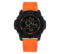 Yuxier Digital Watches for Men Multifunctional Sport Watch Step Counter Calorie Display Large Face Easy to Read Wristwatches/Alarm/Countdown (Orange)